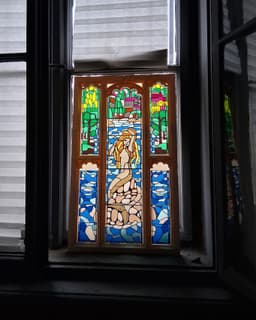 Harry Potter Bathroom Stained Glass Window 3d model