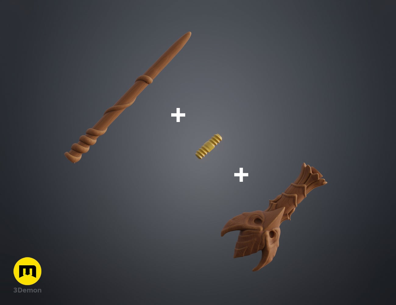 Chadwick Boot wand 3d model
