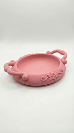 Floral Sculptural Jewelry Tray - Coquette Aesthetic Trinket Dish 3d model