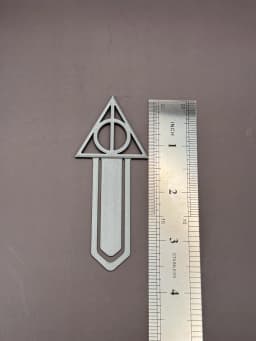 Harry Potter Bookmark Sign of the Deathly Hallows 3d model