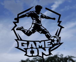 Game On Soccer Player Wall Art Decor.3mf 3d model
