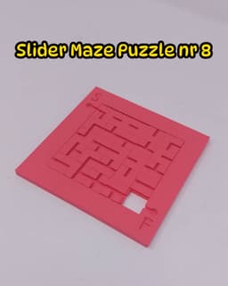 Slider Maze puzzle nr 8. 3d model