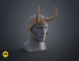 Loki horns Headband 3d model