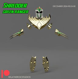 Shredder Ranger Armor and Helmet 3d model