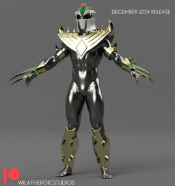 Shredder Ranger Armor and Helmet 3d model