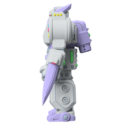 Super Phantom Commander - Retro Gaming 3D Printable Royalty-Free Mech 3d model