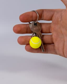 Tennis Ball Keychain with Stash 3d model