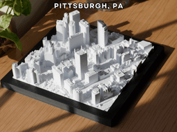 Pittsburgh, PA - Small 3d model