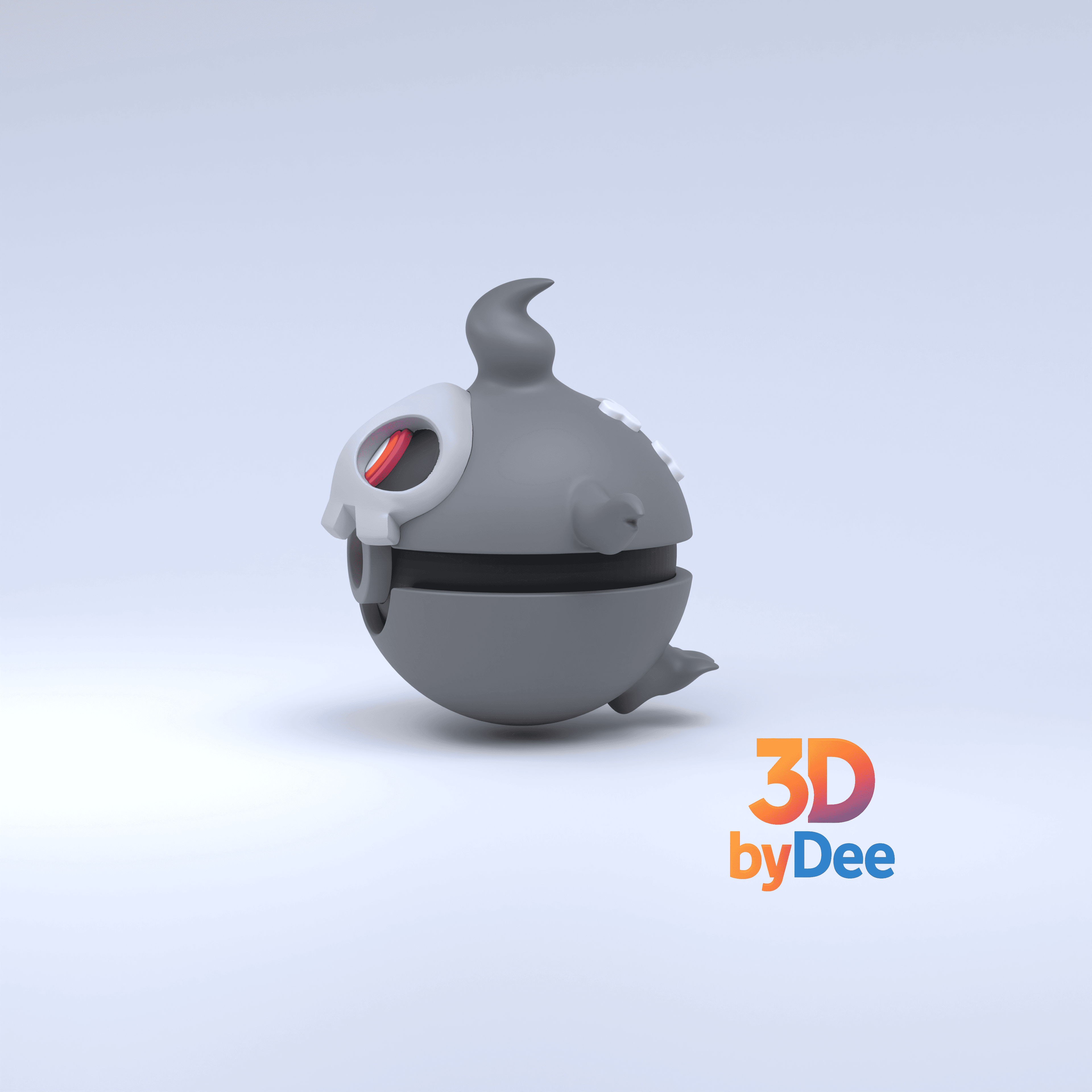 Duskull Pokeball 3d model