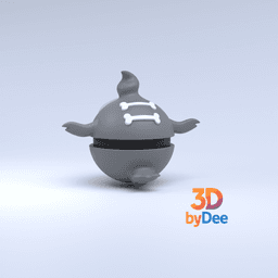 Duskull Pokeball 3d model