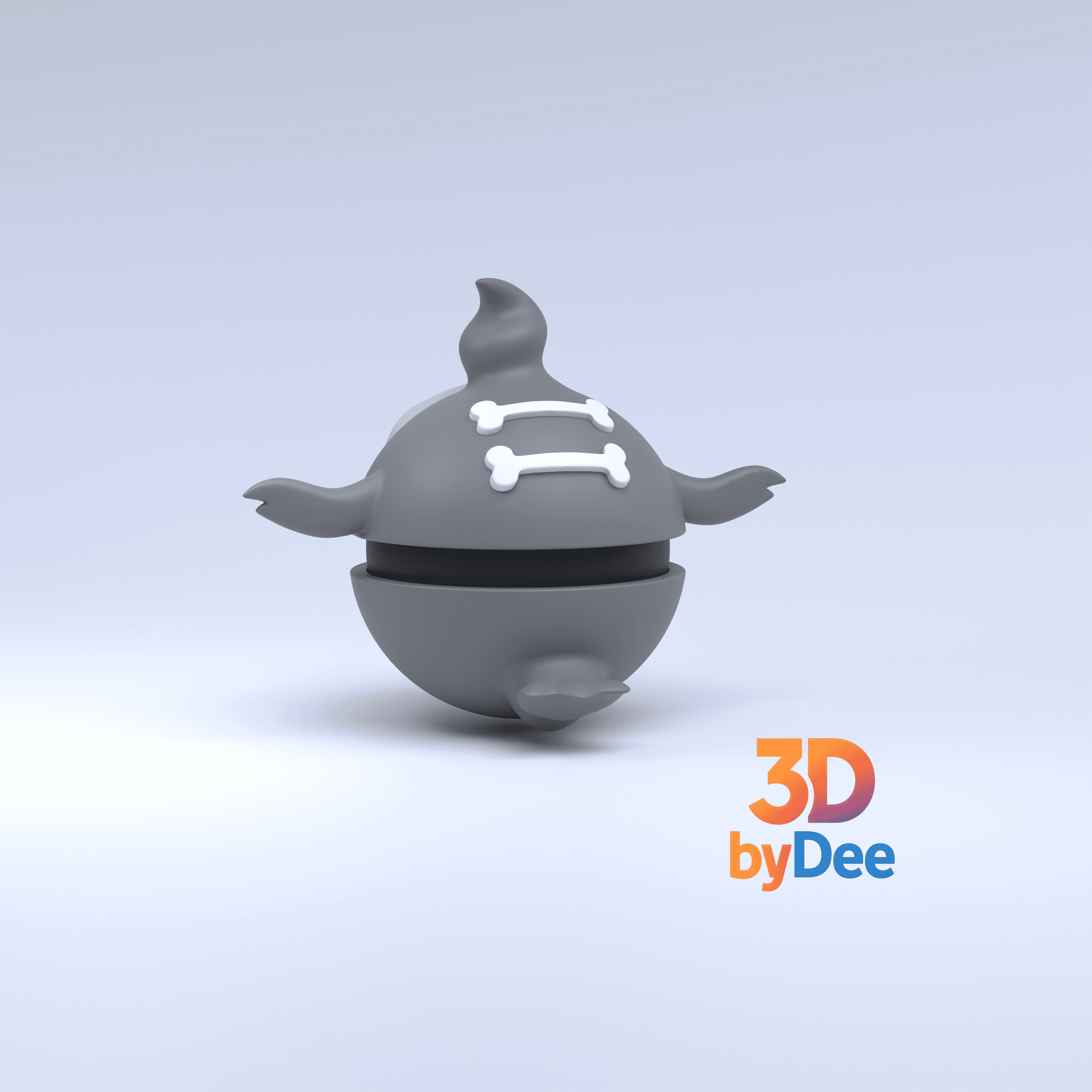 Duskull Pokeball 3d model
