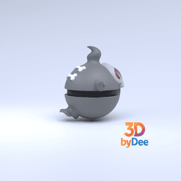 Duskull Pokeball 3d model