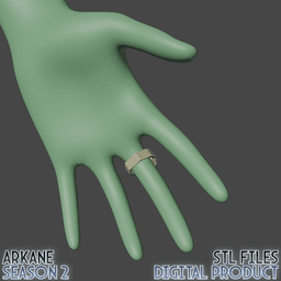 Ambessa Medarda Noxus Cosplay Ring Arcane League Of Legends Season 2 3d model