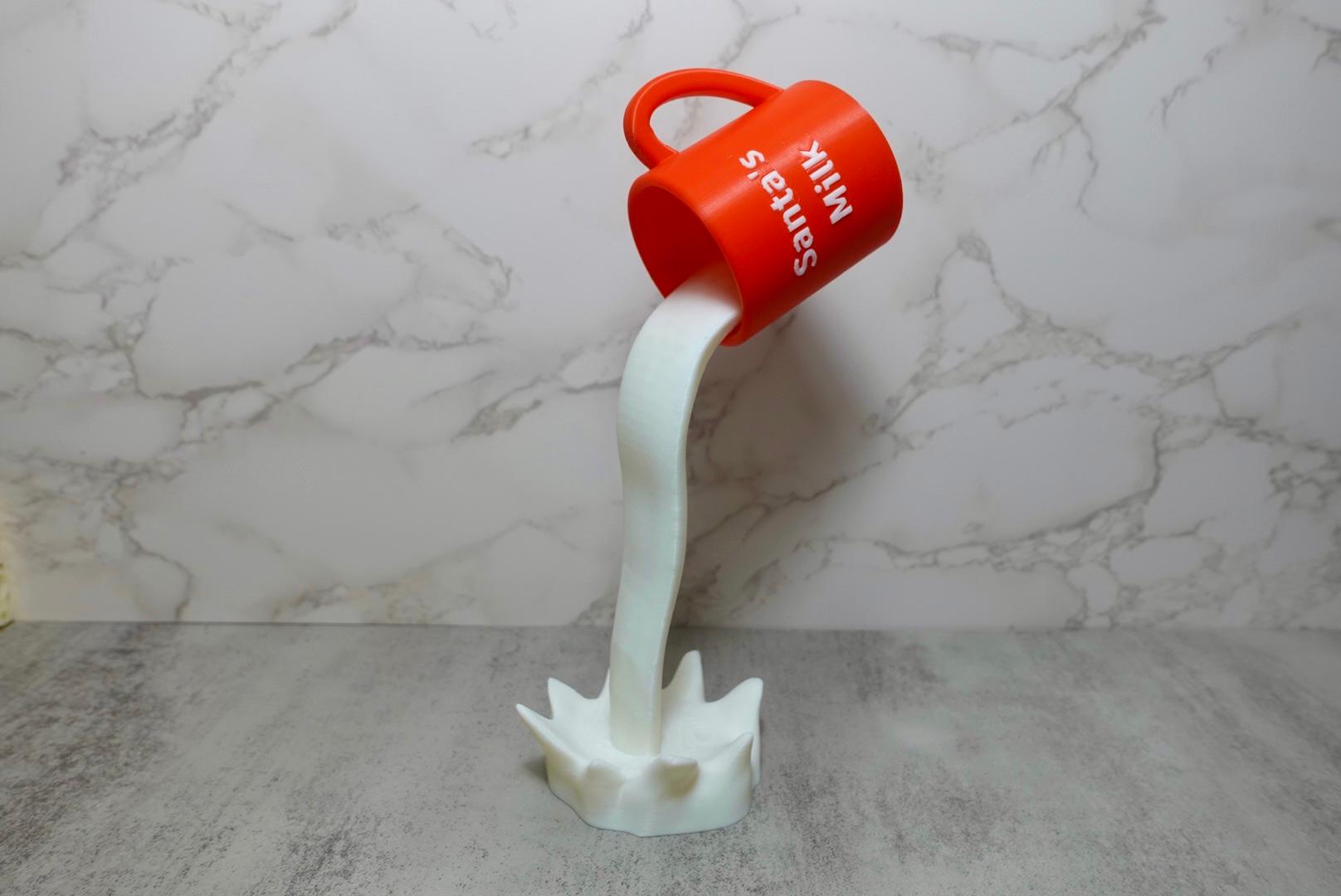 Floating Santa's Milk 3d model