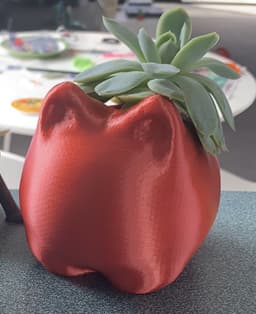 Set of 6 Animal Minimalist Planters / No Supports 3d model