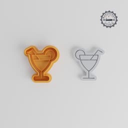 Lemonade Shape Cutter & Stamp Set, Perfect for Cookies & Fondant, Includes 6 Pieces in S/M/L Sizes, Summer Beverage Drink Design PRODUCT_4905 3d model