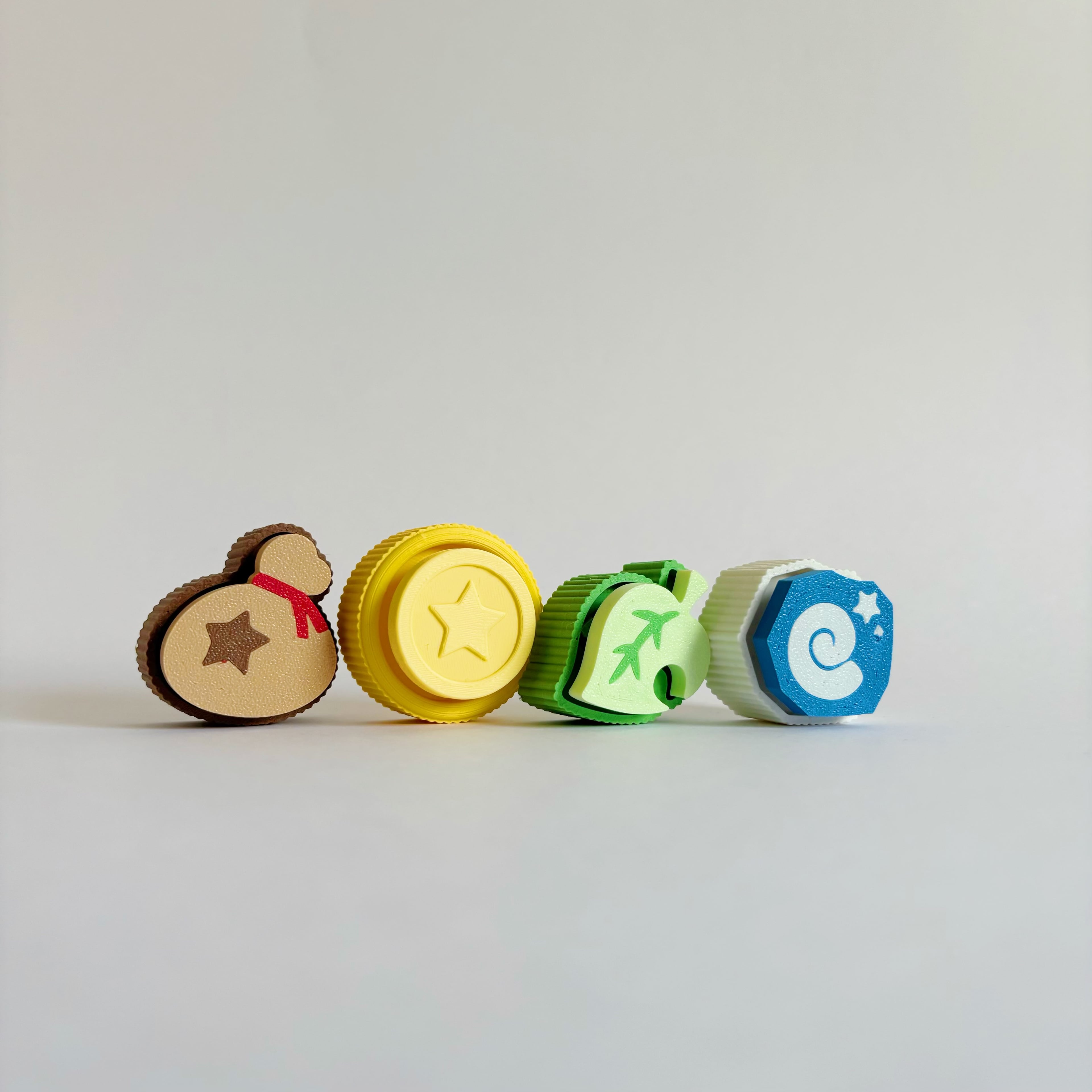 Cute Clicker Animal Crossing Collection | No AMS | Print-in-place | Support-free 3d model