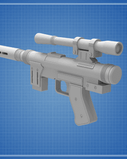 SE-14r Blaster Pistol - Star Wars 3d model