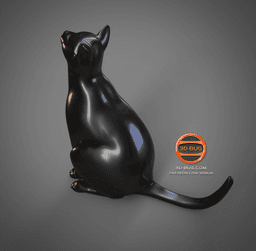 Statuette of the Cat 3d model