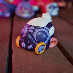 Li'l Roadhog - #MASKtober - Overwatch Game Fanart Collectible 3d model