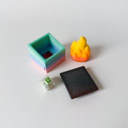Dumpster Fire clicker 3d model