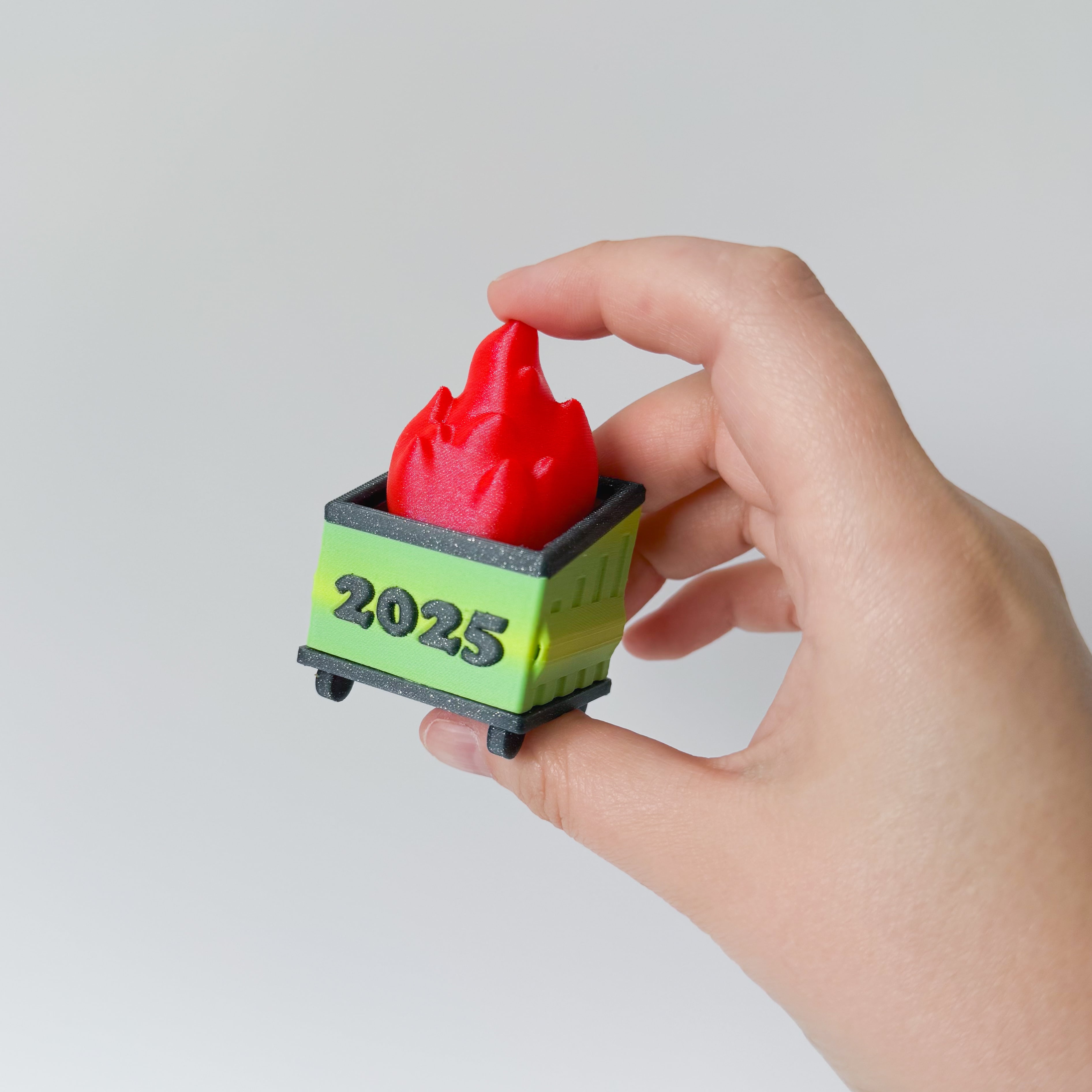 Dumpster Fire clicker 3d model
