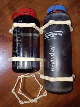 Water bottle anti roll V2 3d model