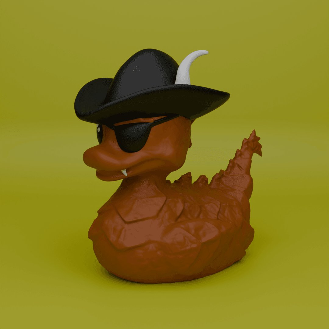 Dragon Duck (Pirate Edition) 3d model