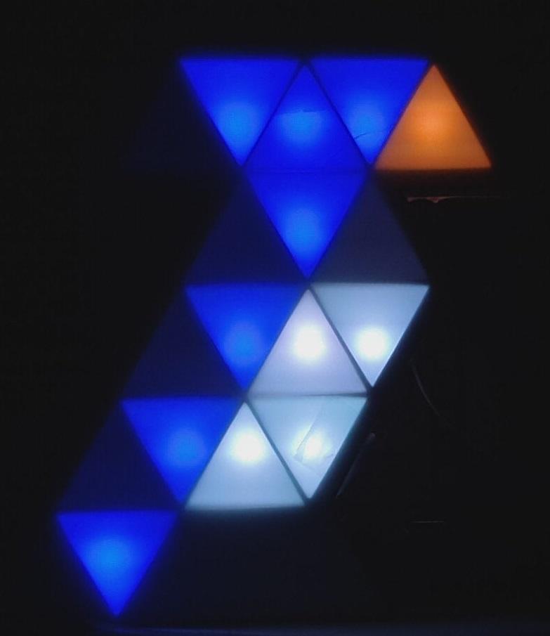 Triangular Pixel Bird LED Frame 3d model
