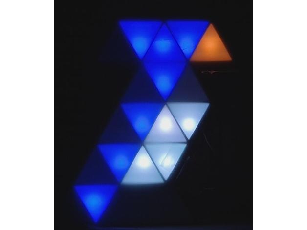 Triangular Pixel Bird LED Frame 3d model