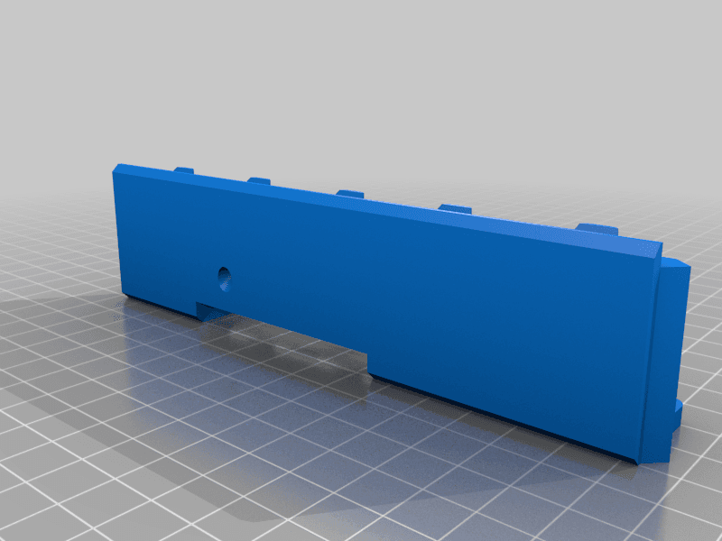 Railcore Cover Interface w/ filament pass-thru 3d model