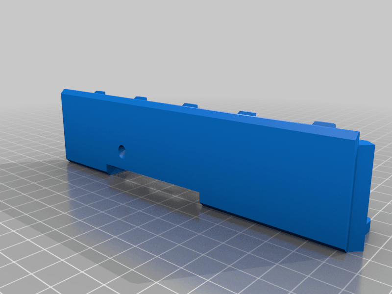 Railcore Cover Interface w/ filament pass-thru 3d model