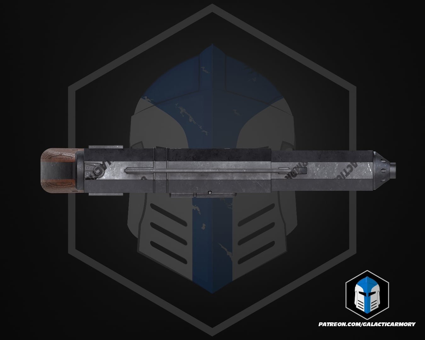 Captain Hayle's Blaster - 3D Print Files 3d model