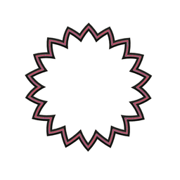 Sunflower Cookie Cutter STL File - 4 inches 3d model