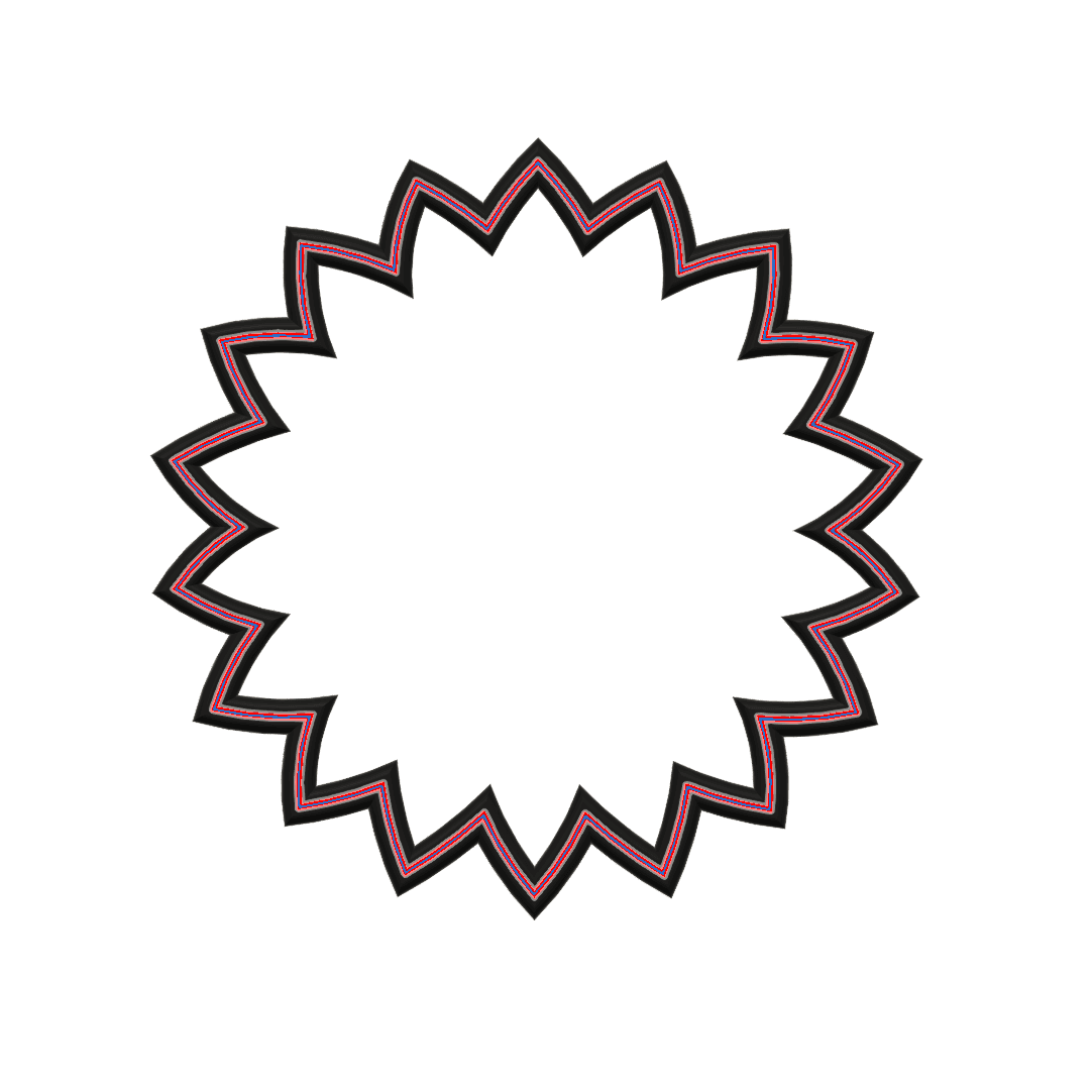 Sunflower Cookie Cutter STL File - 4 inches 3d model