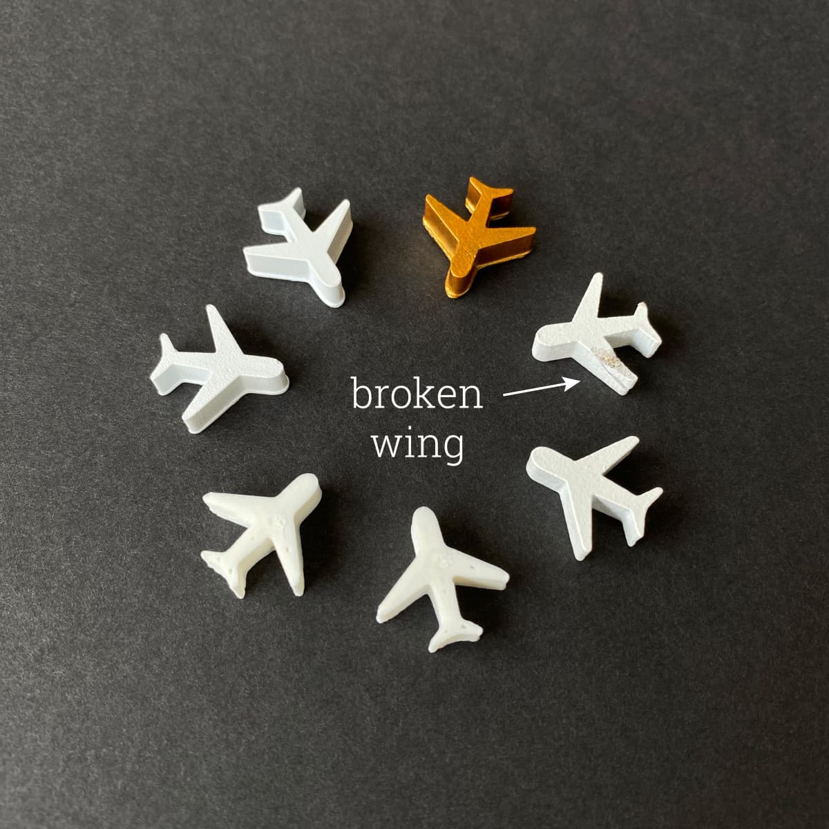 Sky Team airplane token 3d model