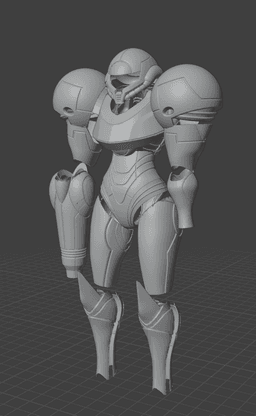 Samus Aran Wearable (Metroid Prime) 3d model