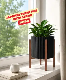 JAPANDI PLANT POT WITH STAND (JIMBO) / PLANTER / MODERN HOMEDECOR / DECOR / GARDEN / PLANTS 3d model