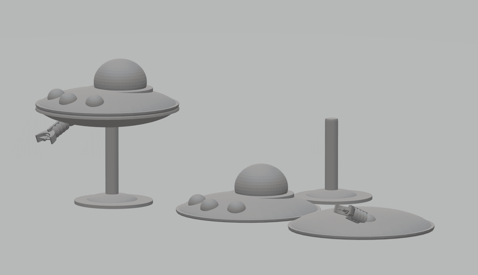 FHW: Flying saucer concept (BoD) 3d model