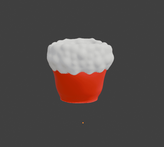 Santa's Hat Bowl 3d model