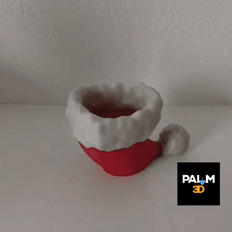 Santa's Hat Bowl 3d model