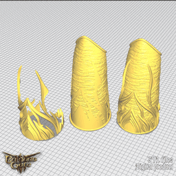 Fantasy Sorcerers Armbands Baldurs Gate 3 3d model