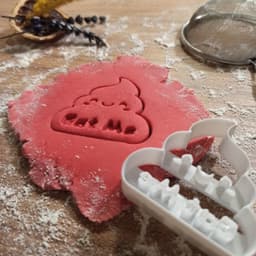 Funny Poop Emoji Cookie Cutter; Eat Me, Shit - Poo Emoji Gift, for Adults Funny & Humour & Insults 3d model