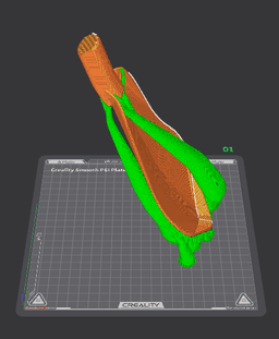 Lacrosse Stick Head 3d model