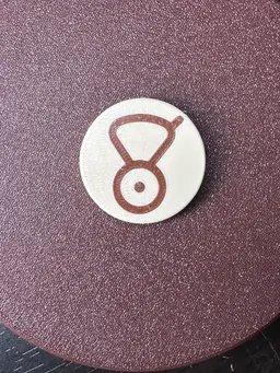 POKEMON UNOWN MMU FRIDGE MAGNET "V" 3d model