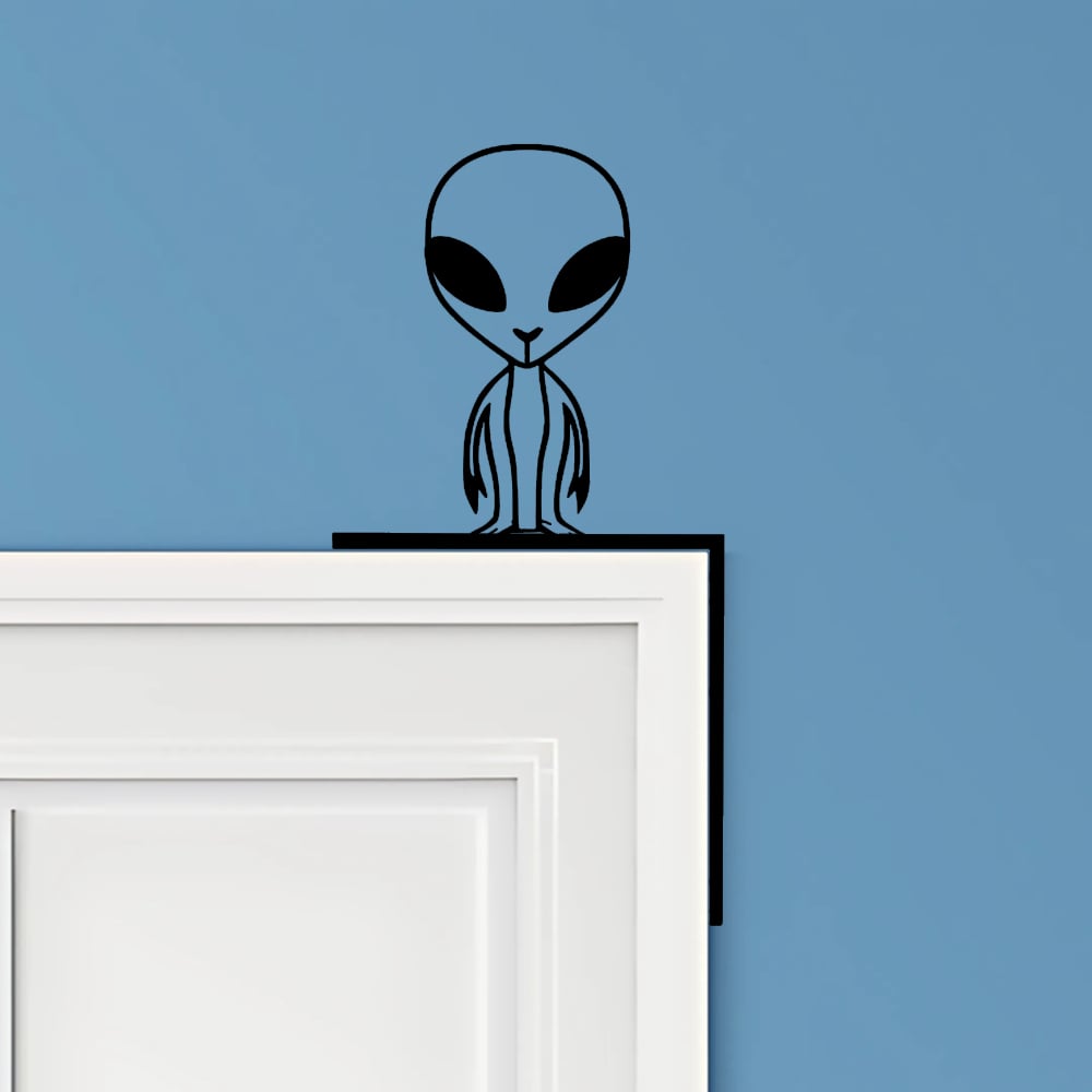 Alien Door Corner Decor 3d model