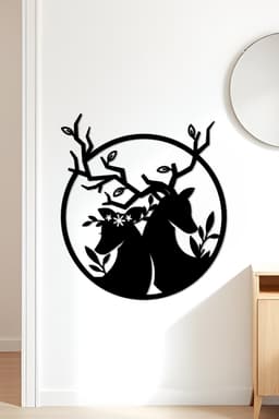 Deer Wall Art, Wall Decor, Home Decor 3d model