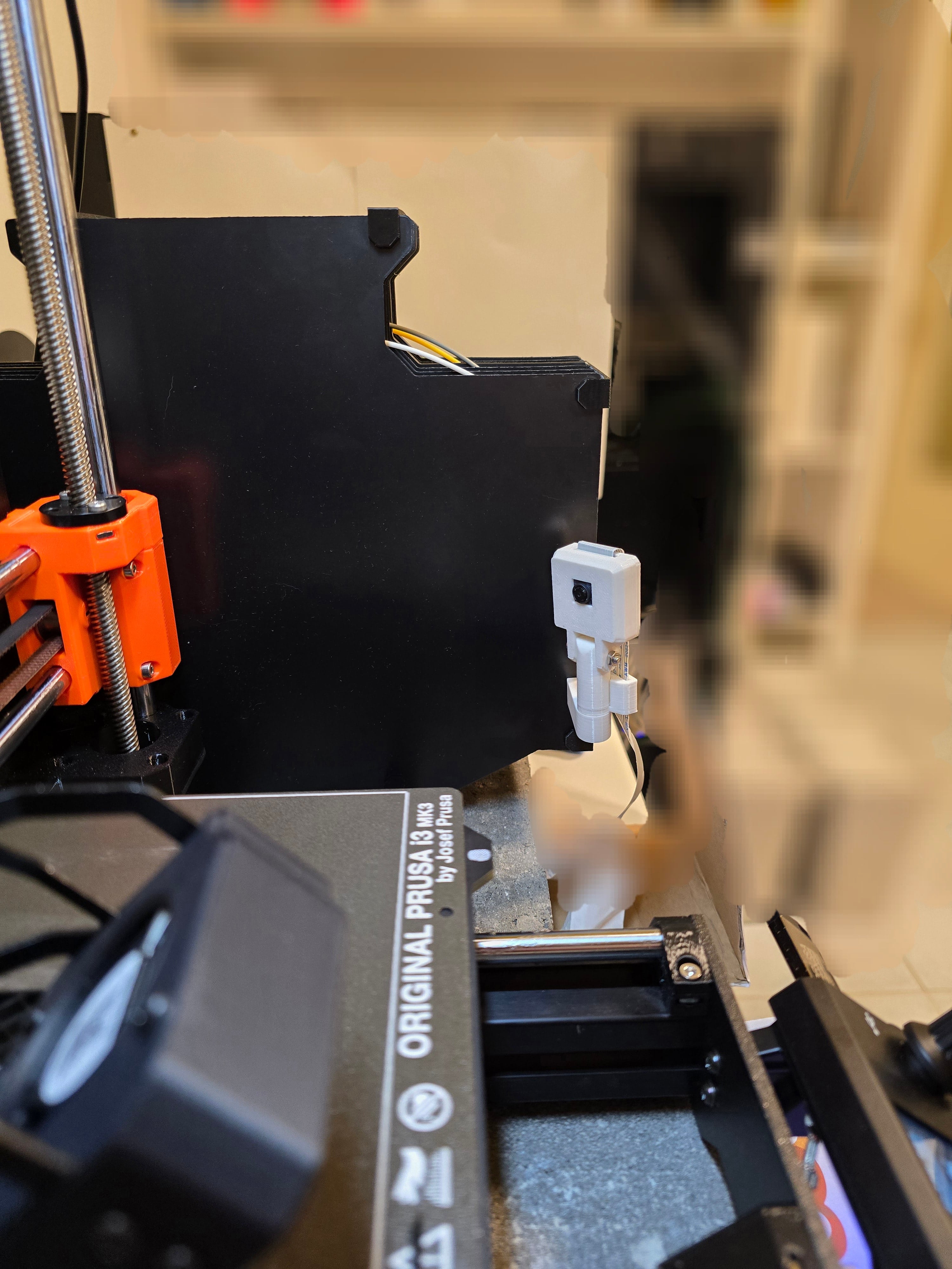 MMU3 Filament Buffer Pi Camera Holder/Mount 3d model