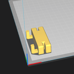 Skadis Sliding Combination Square Mount (Small) 3d model