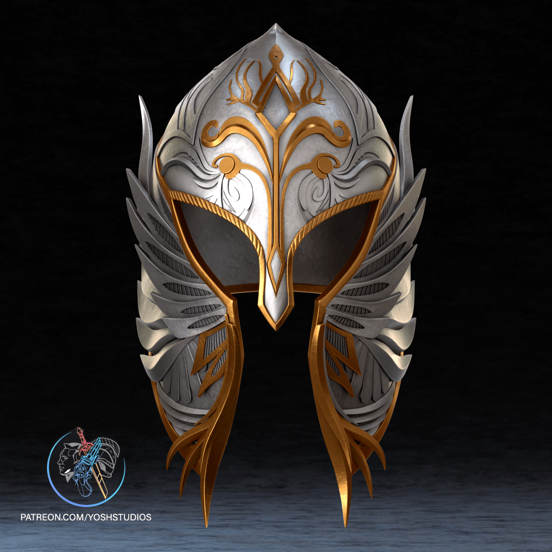 Mithril Helmet 3D Printer File STL 3d model